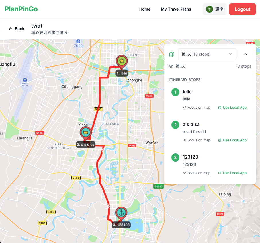 Plan Your Route